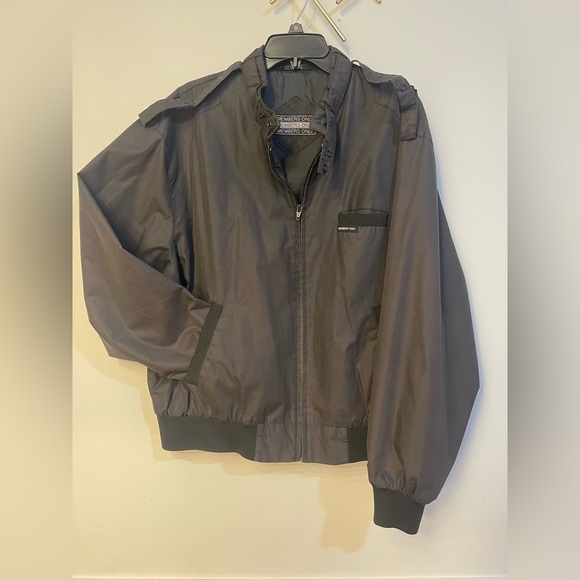 Vintage Members Only Black Windbreaker Jacket - Picture 1 of 3